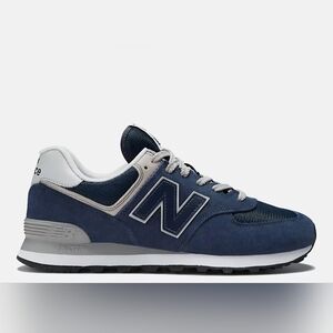 NEW BALANCE CLASSIC 574 CORE NAVY WHITE SNEAKERS